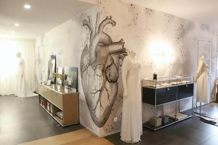 Plafond et mur tendu en textile Arketex