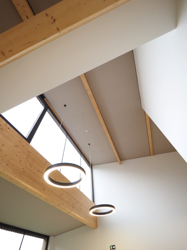 Plafond tendu en lin