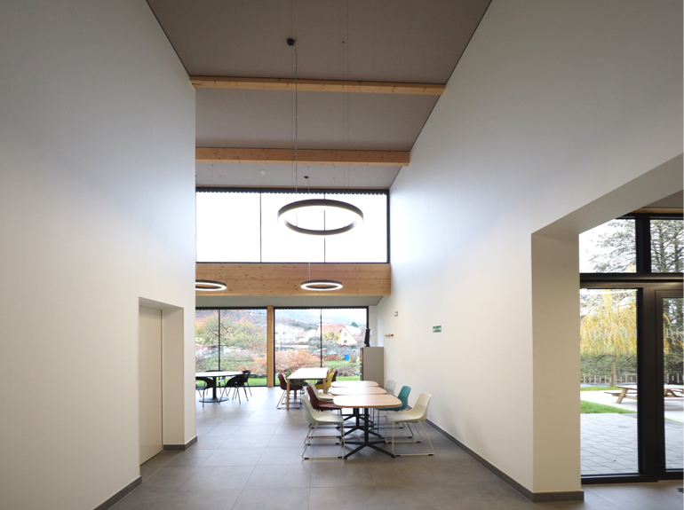 Plafond tendu en lin