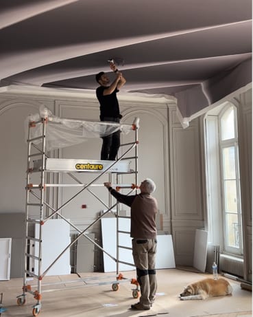 Installateur plafond tendu acoustique